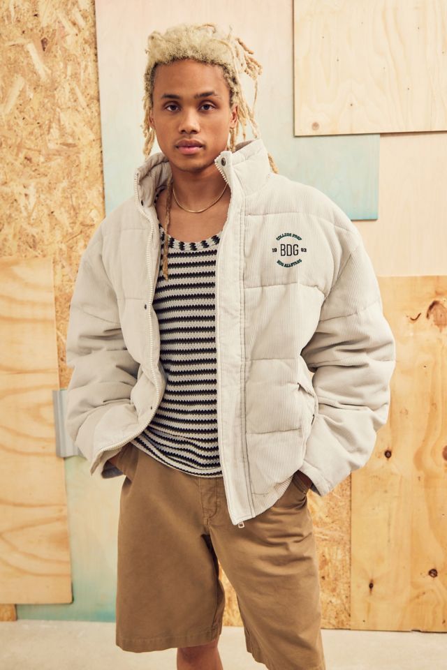 Corduroy puffer clearance jacket urban outfitters