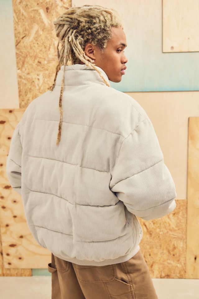 Urban outfitters 2025 corduroy puffer jacket