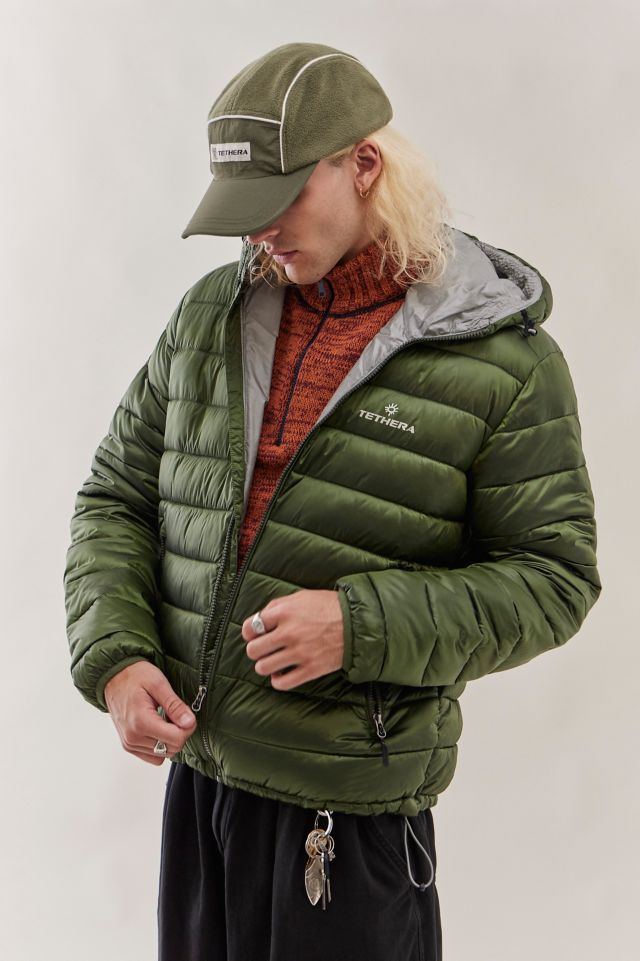 Urban outfitters clearance green puffer jacket