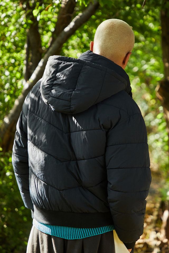 iets frans... Chaqueta acolchada modular dos en uno con capucha negra #4