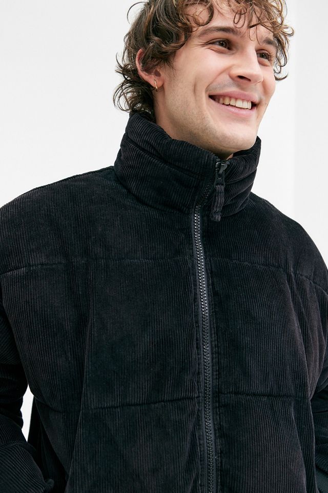 BDG Black Corduroy Puffer Jacket #2