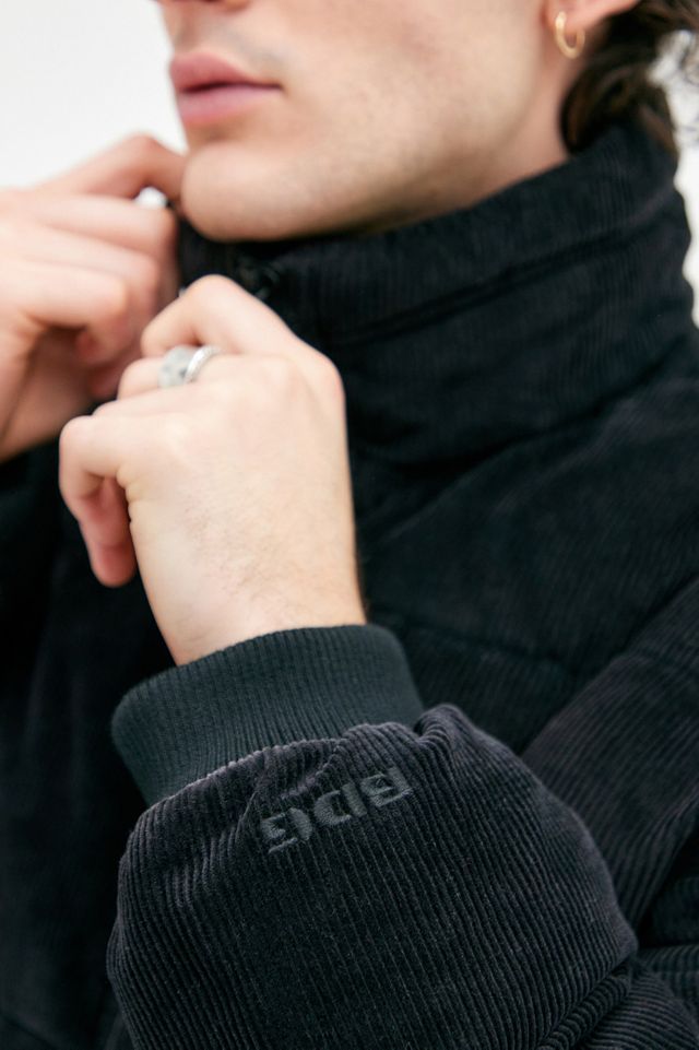 BDG Black Corduroy Puffer Jacket #3
