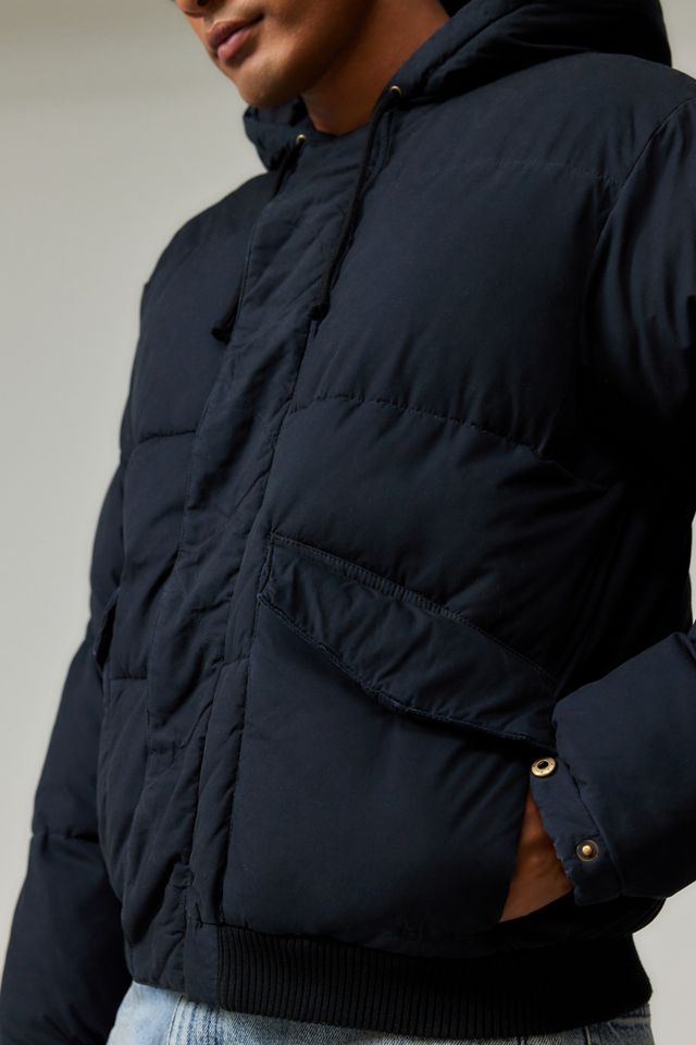 BDG Black Cotton Puffer Jacket #3
