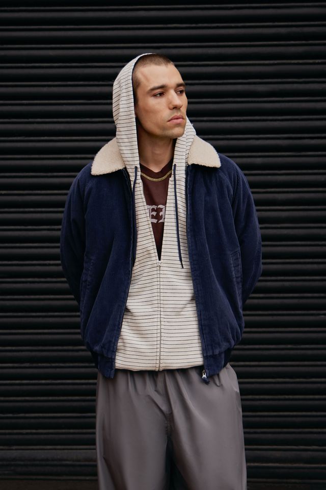 BDG Navy Cord Aviator Jacke #2
