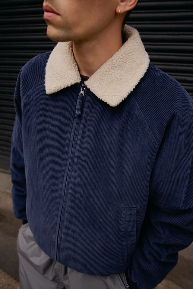 BDG Navy Cord Aviator Jacke #3