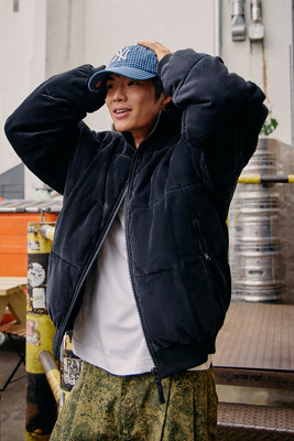 Corduroy Puffer Jacket - XS at Urban Outfitters - BDG - Modalova