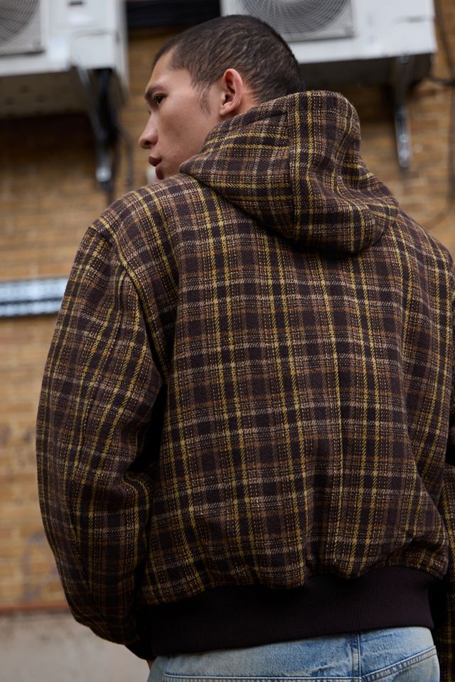 BDG Silvio Karierte Gebürstete Skate-Jacke #4