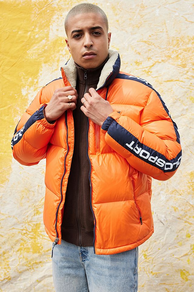Polo Sport Orange Sailing Puffer Coat | Urban Outfitters UK