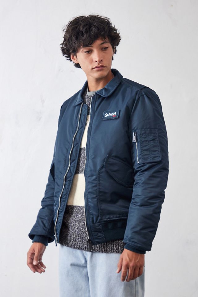 Schott NYC - Blouson d'aviateur CWU bleu marine #1
