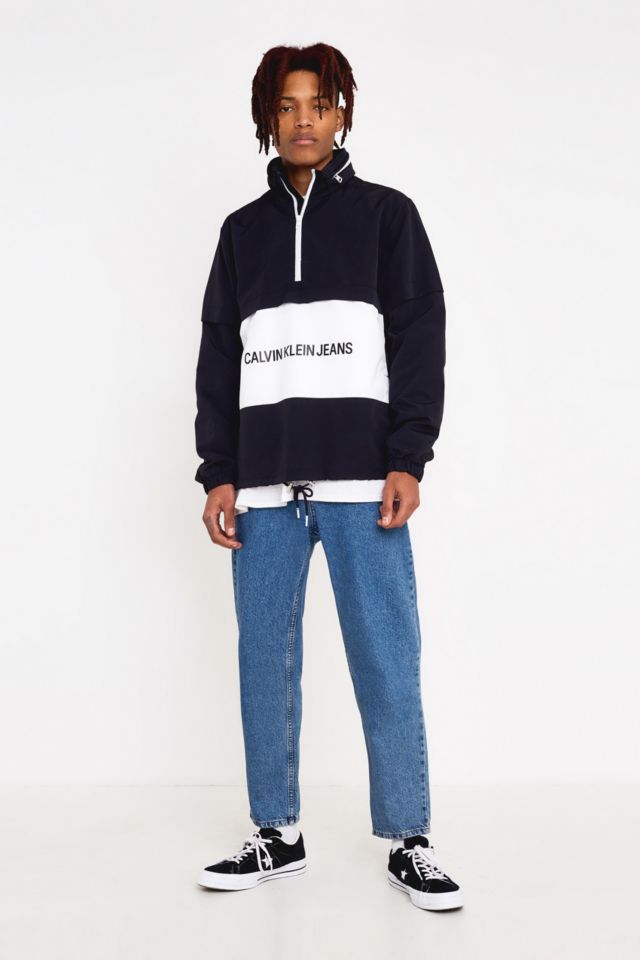 Calvin Klein Jeans Institutional Logo Black Popover Jacket