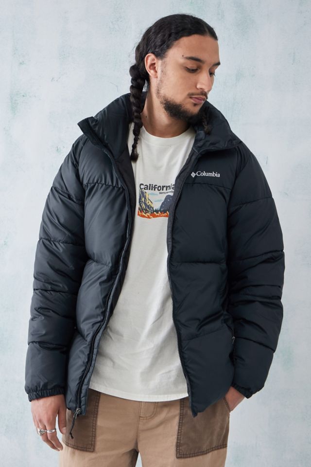 Black columbia shop bubble coat