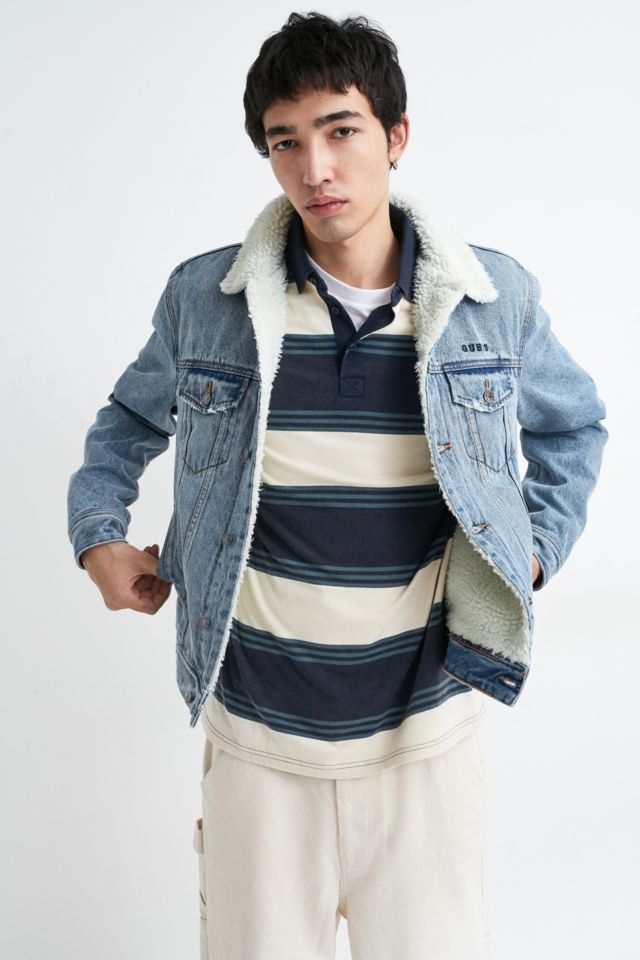 Guess sherpa denim sales jacket