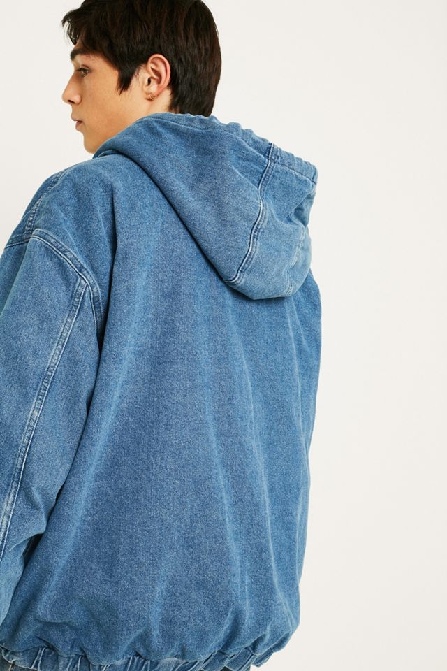 BDG Denim Giacca Lavoratore con Cappuccio #1