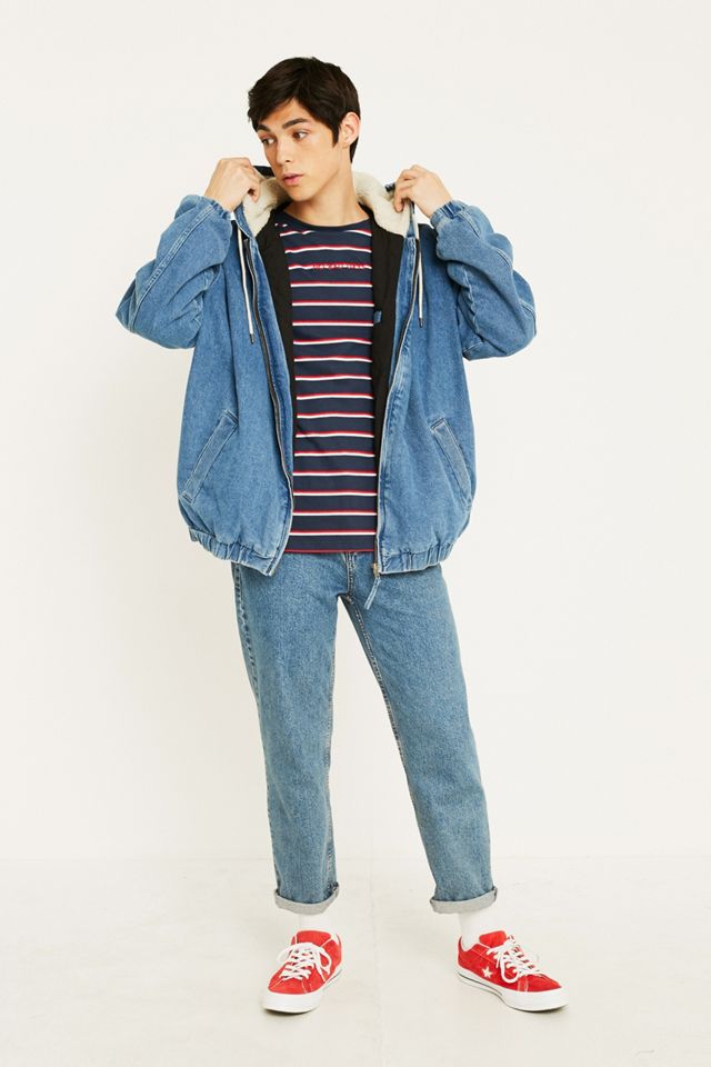 BDG Denim Giacca Lavoratore con Cappuccio #4