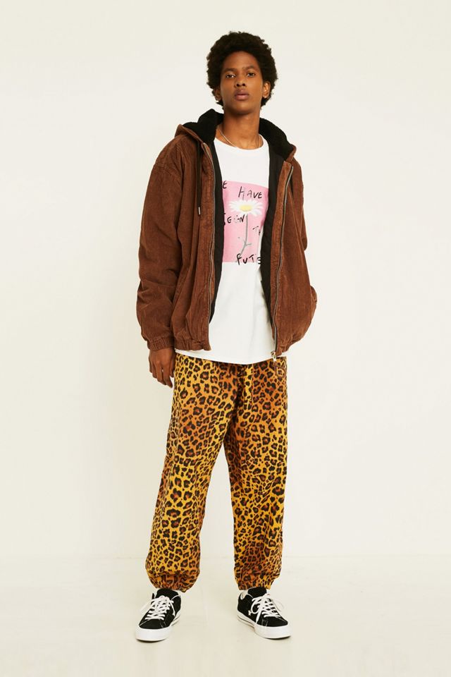 BDG Brown Corduroy Hooded Worker Jacket #2