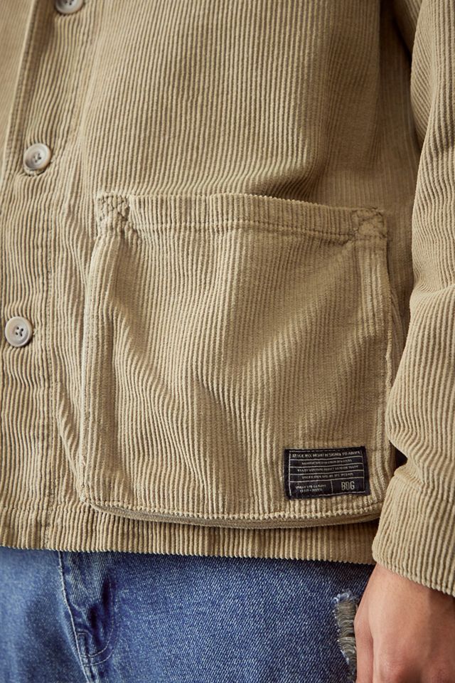 BDG - Veste de skate en velours côtelé pierre #1