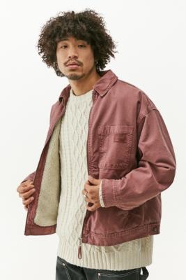 borg jacket urban outfitters