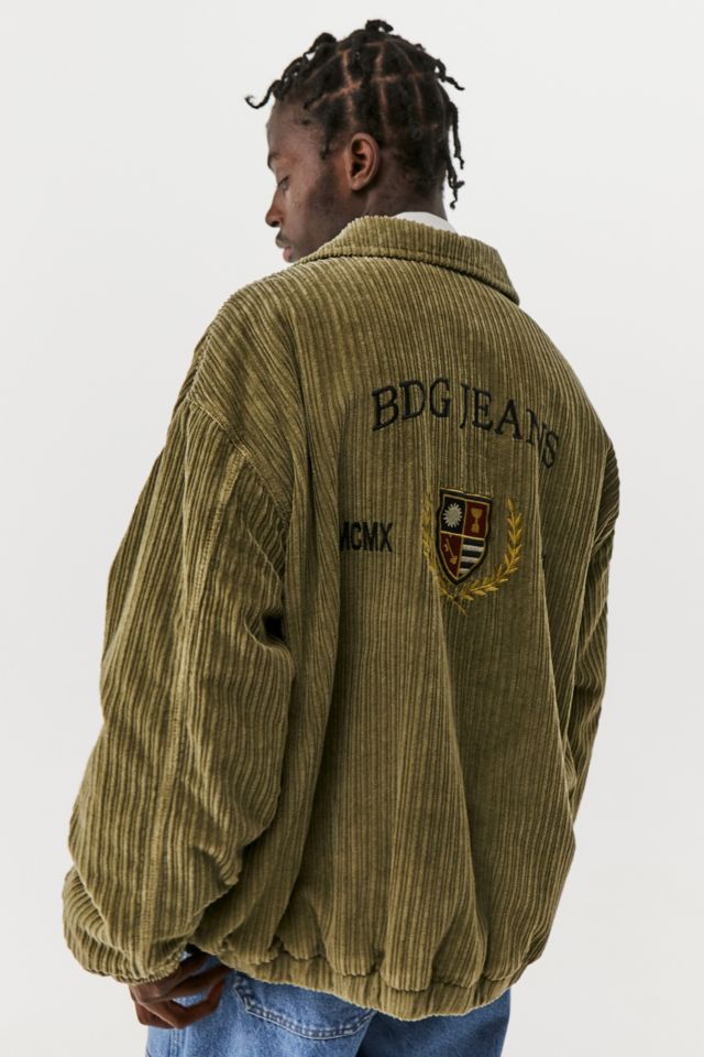 BDG Khaki Corduroy Harrington Jacket