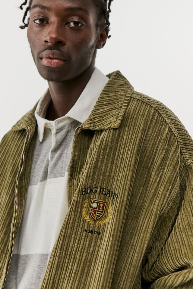 BDG Chaqueta harrington de pana caqui #3