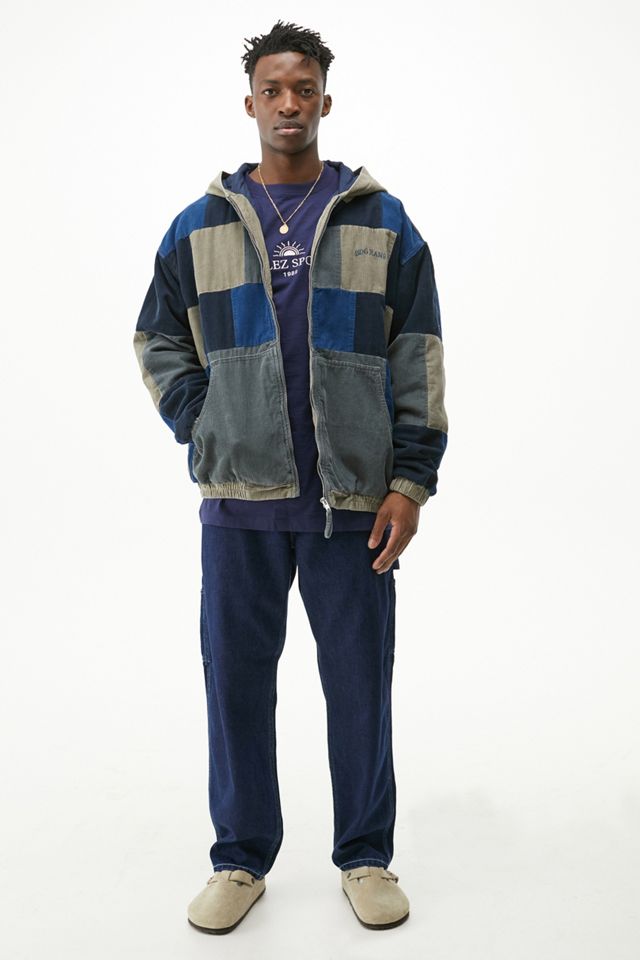 BDG Blue Patchwork Corduroy Skate Jacket #2