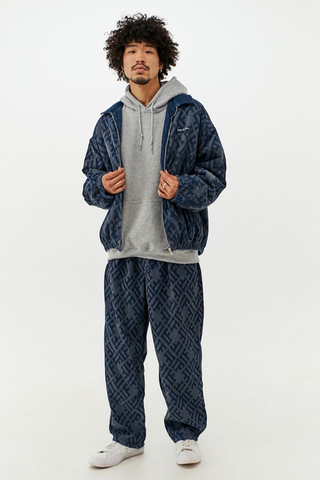 iets frans... Blue Panel Corduroy Harrington Jacket #2