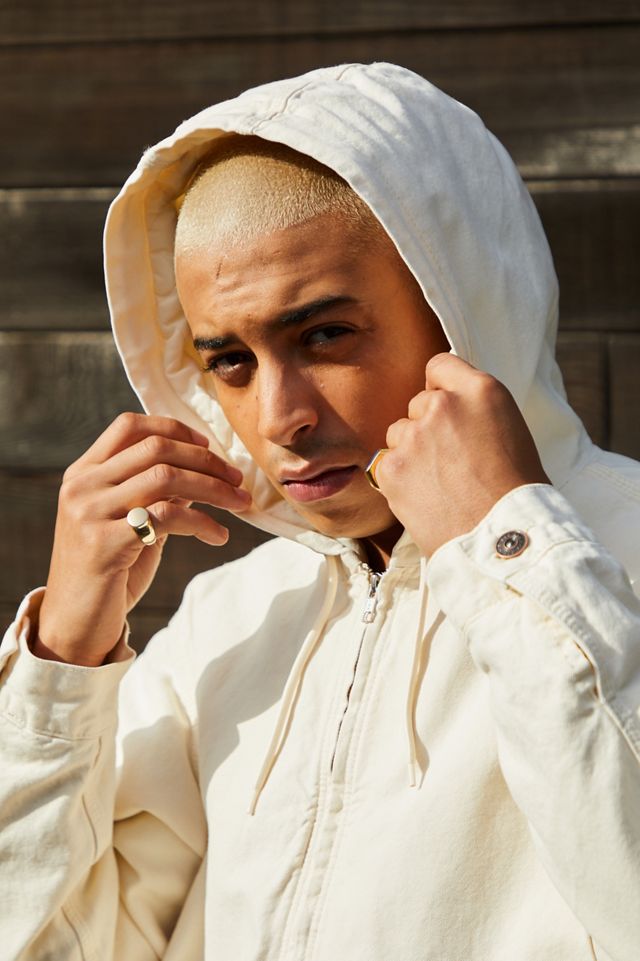 BDG - Sweat à capuche de skate en toile Rex écru #1