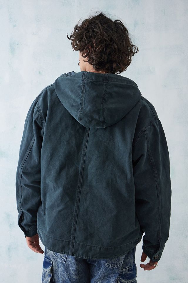 BDG Rex Green Canvas Skate Hoodie  #3