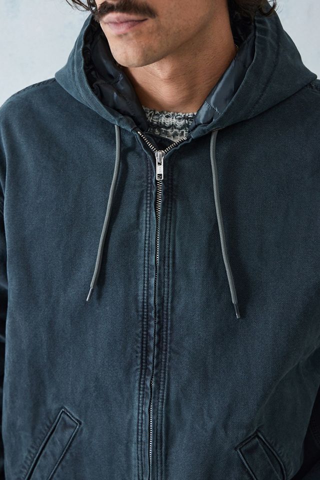 BDG Rex Green Canvas Skate Hoodie  #4
