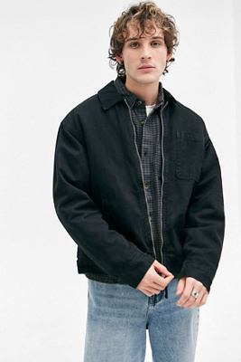 Alba Noir Fermeture Éclair À Travers Veste de Travailleur en taille: XS - BDG - Modalova