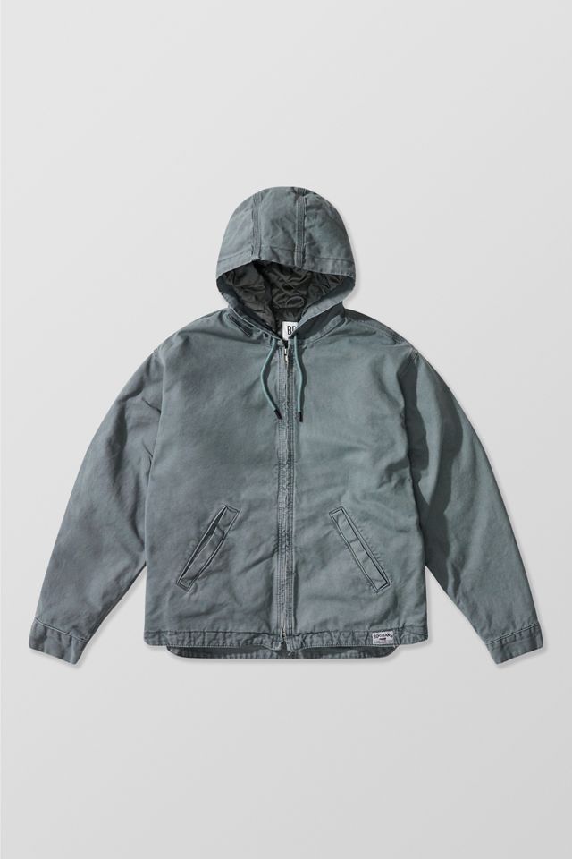BDG Rex Petrol Canvas Skate Hoodie #5
