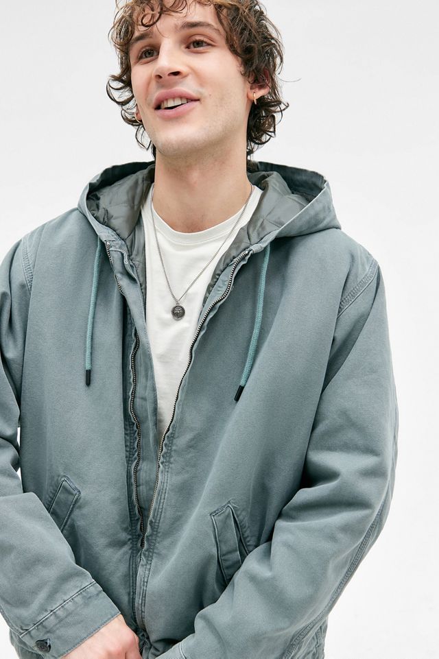 BDG Rex Petrol Canvas Skate Hoodie #2