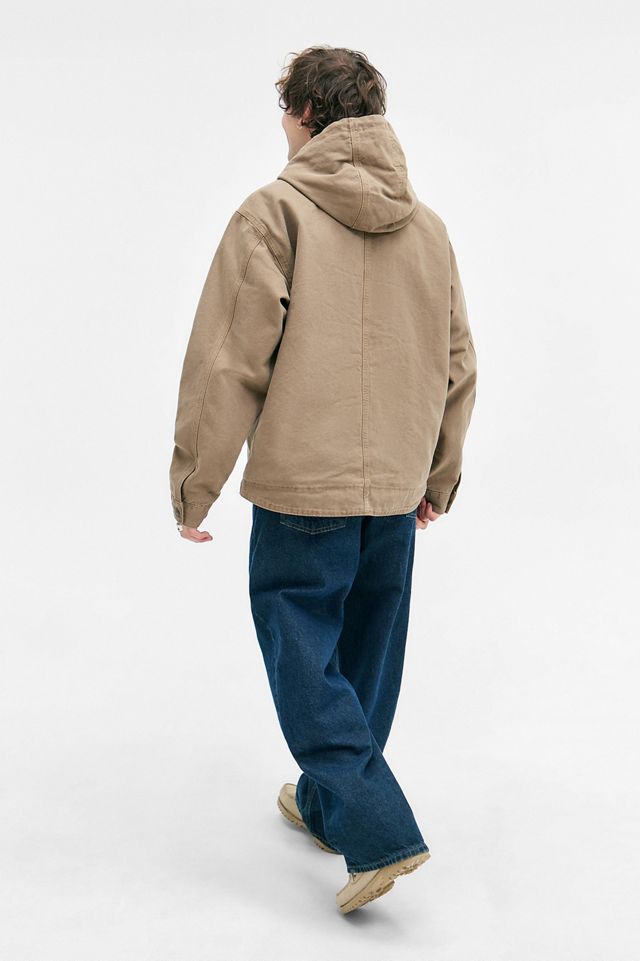 BDG Rex Camel Canvas Skate Hoodie #3