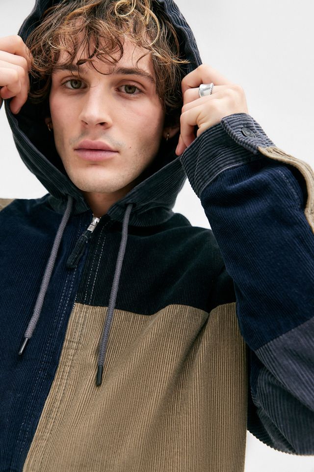 BDG Rex Patchwork Corduroy Hoodie #1