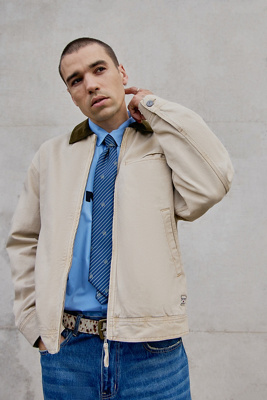 Veste Harrington Alba Ecru en taille: Medium - BDG - Modalova