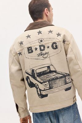 BDG Camel Alba Doodle Jacket