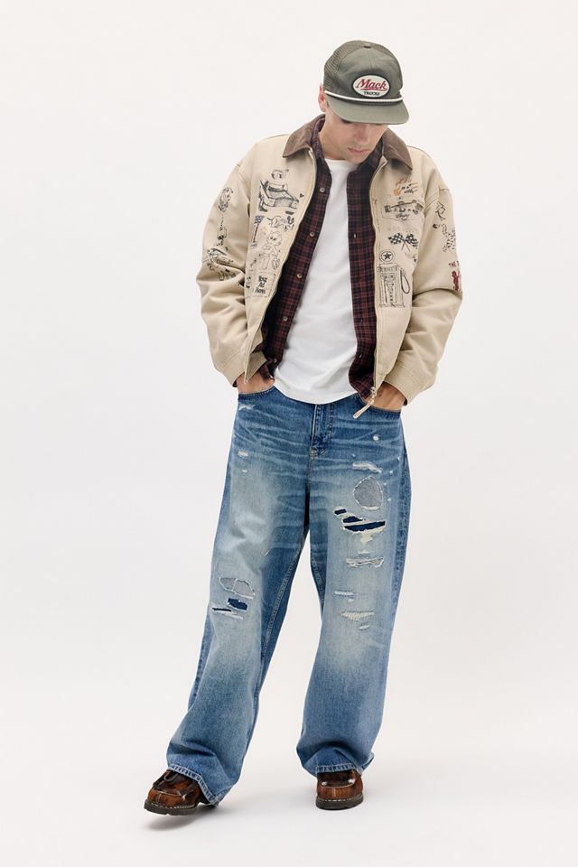 BDG Camel Alba Doodle Jacket #2