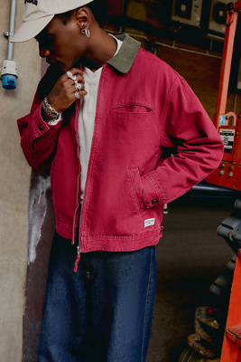 BDG Red Alba Worker Jacket Product Page