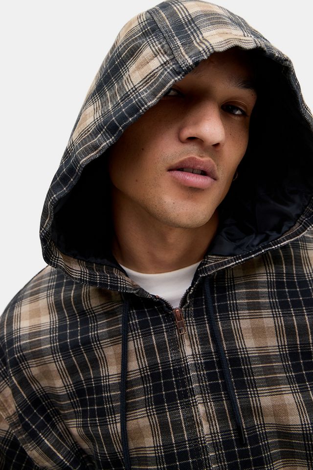 BDG Rex Check Skate Hoodie #1