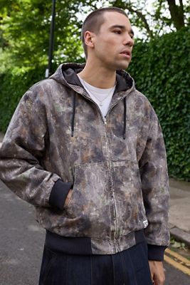 BDG Rex Aquarell Kapuzen-Skate-Jacke