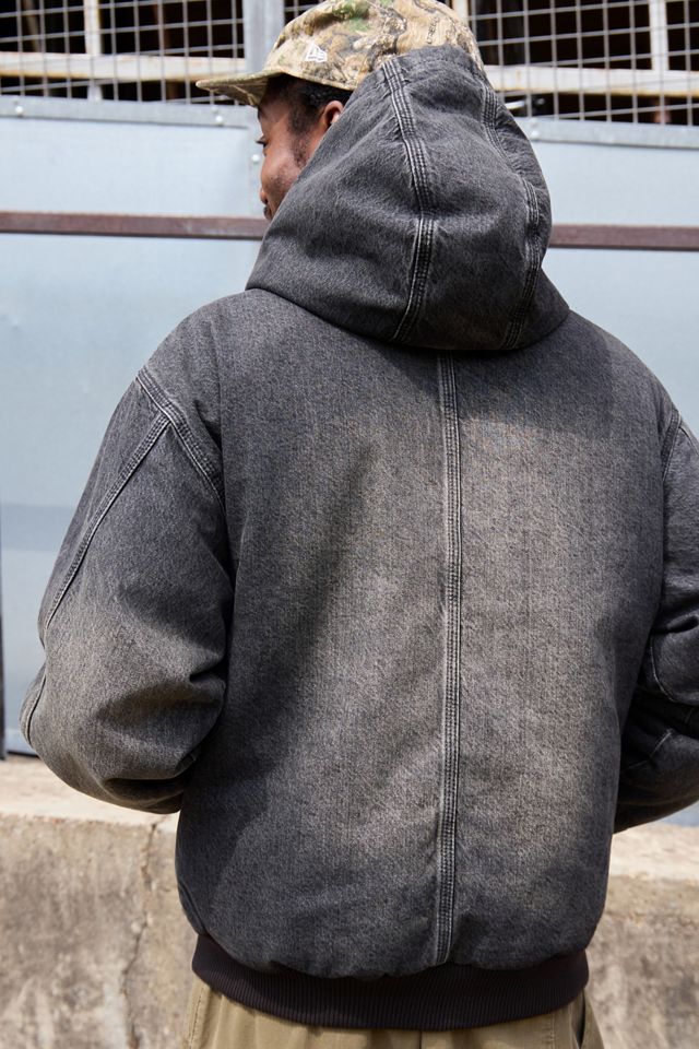 Veste de skate à capuche BDG Rex noir délavé #3
