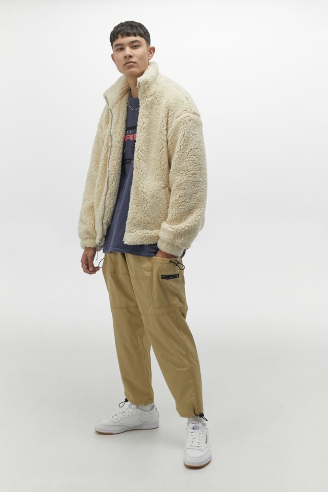 Urban outfitters mens sherpa cheap jacket