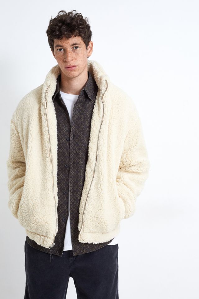 Urban outfitters mens sherpa on sale jacket