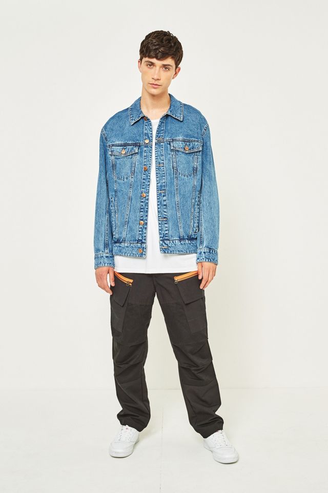 Cheap Monday Chapter Blue Oversized Denim Jacket #4