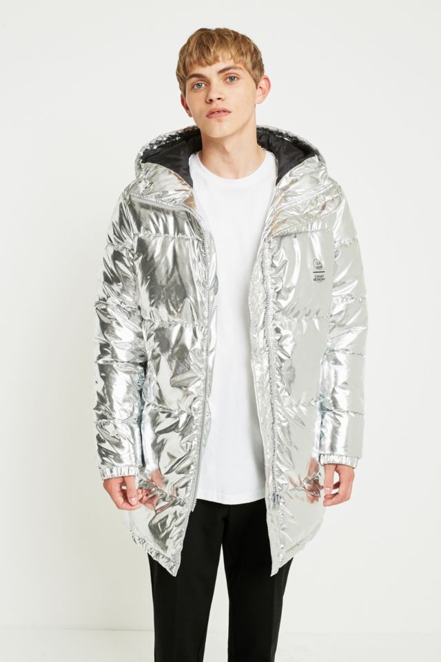 Cheap Monday Silver Cocoon Puffer Jacket