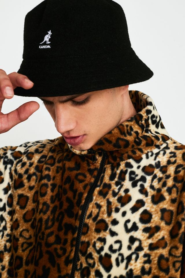 Black Mountain Apparel Giacca in pile con stampa leopardata #2