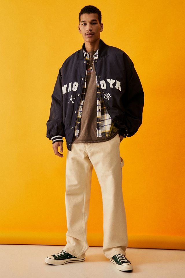 iets frans… - blouson teddy bleu et brodé #1