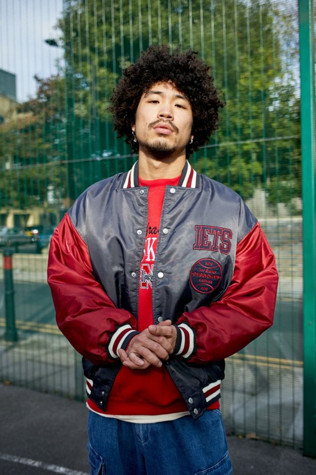 iets frans... Red & Blue Varsity Jacket | Urban Outfitters UK