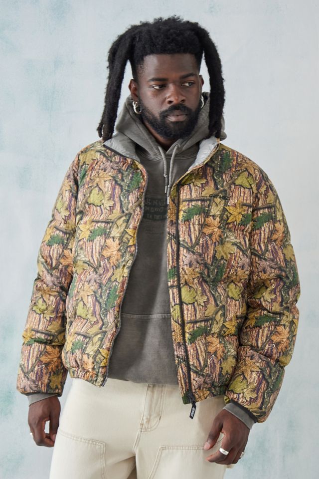 Down store camo jacket