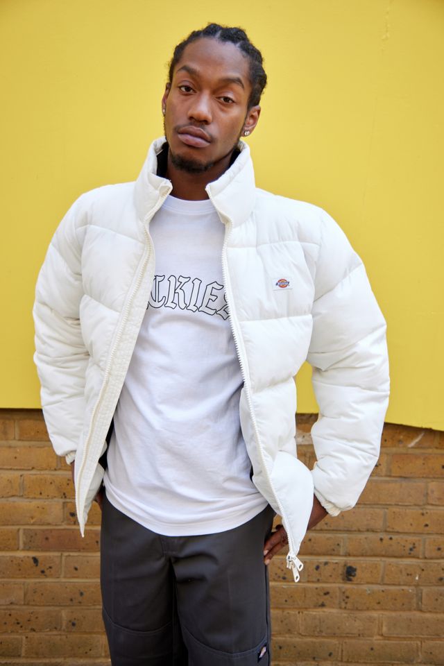 Dickies white cheap jacket