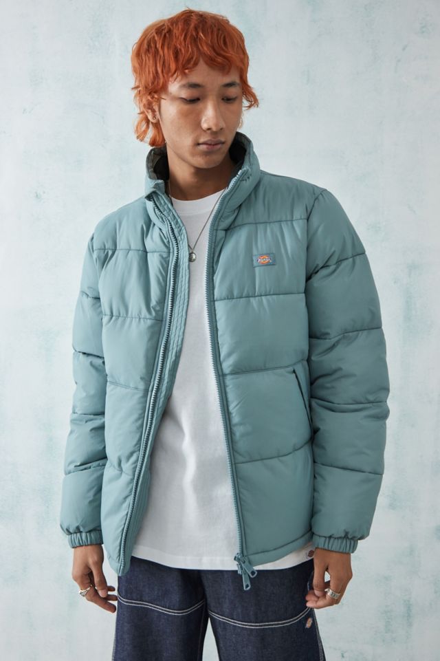 Baby blue cheap puffer jacket mens